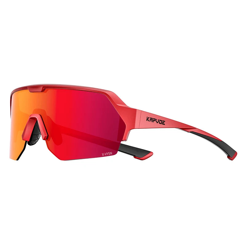 KAPVOE Outdoor Cycling Sunglasses Men MTB Glasses Bike Cycling UV400 Eyewear Women Bicycle New Mountain Sports Hiking Eyewear