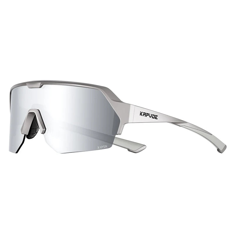 KAPVOE Outdoor Cycling Sunglasses Men MTB Glasses Bike Cycling UV400 Eyewear Women Bicycle New Mountain Sports Hiking Eyewear