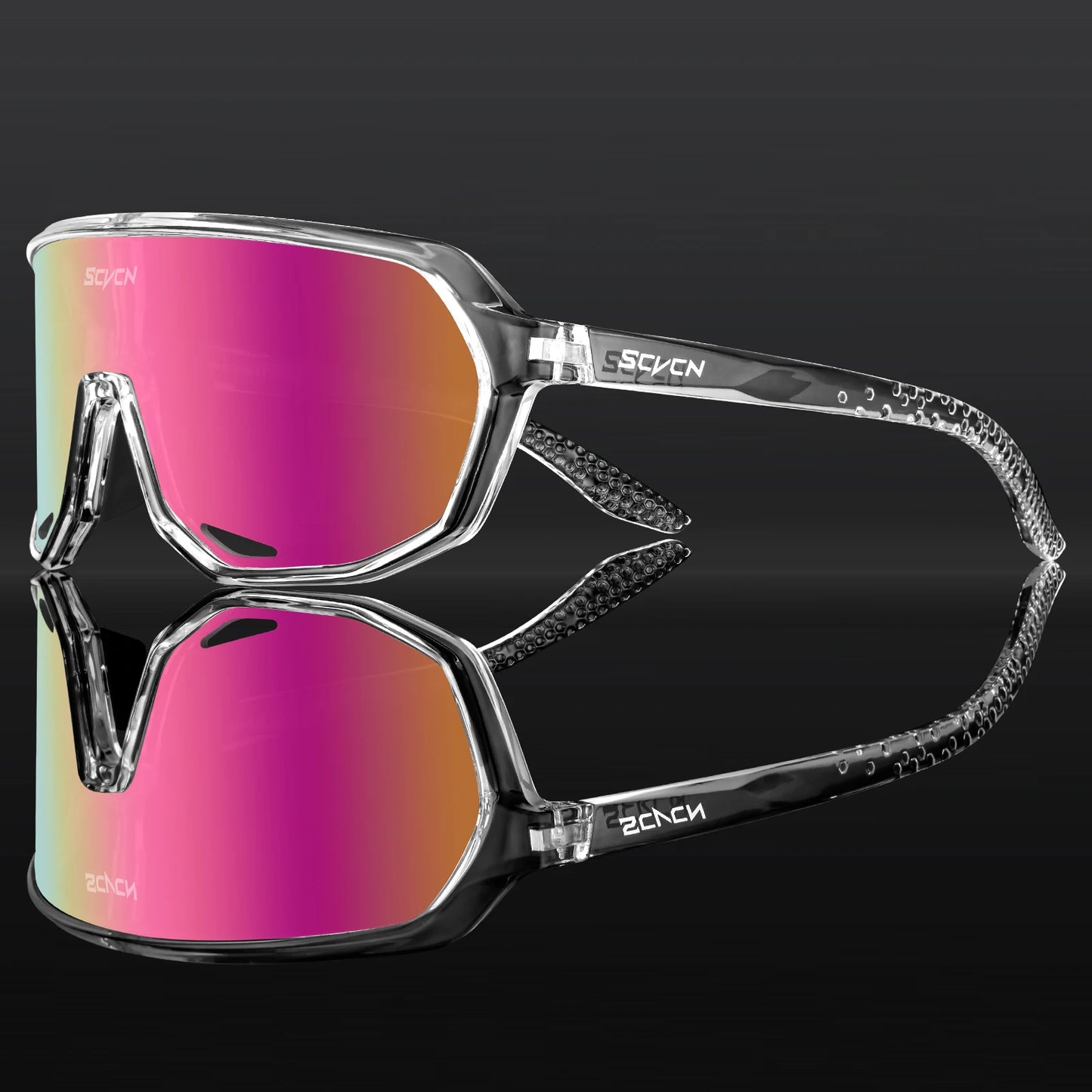 Scvcn Sunglasses Cycling Glasses Photochromic Sports for Men Sun Mountain Bike Road Bicycle Eyewear Goggles UV400 Polarized MTB