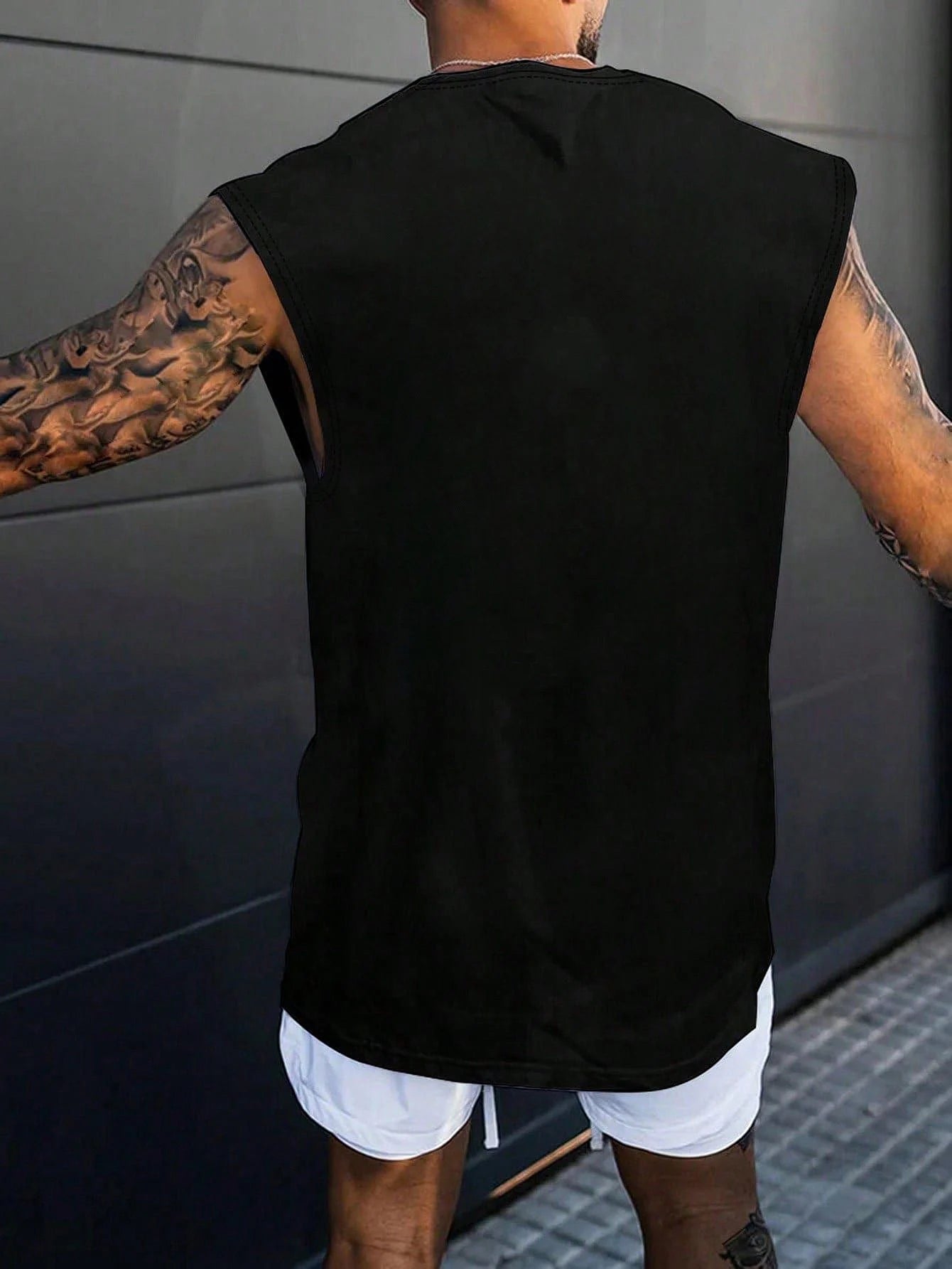 🏀 Men’s Summer Sleeveless Tank Top Basketball Pattern Print | Loose Fit | Comfortable & Breathable | Fitness & Leisure