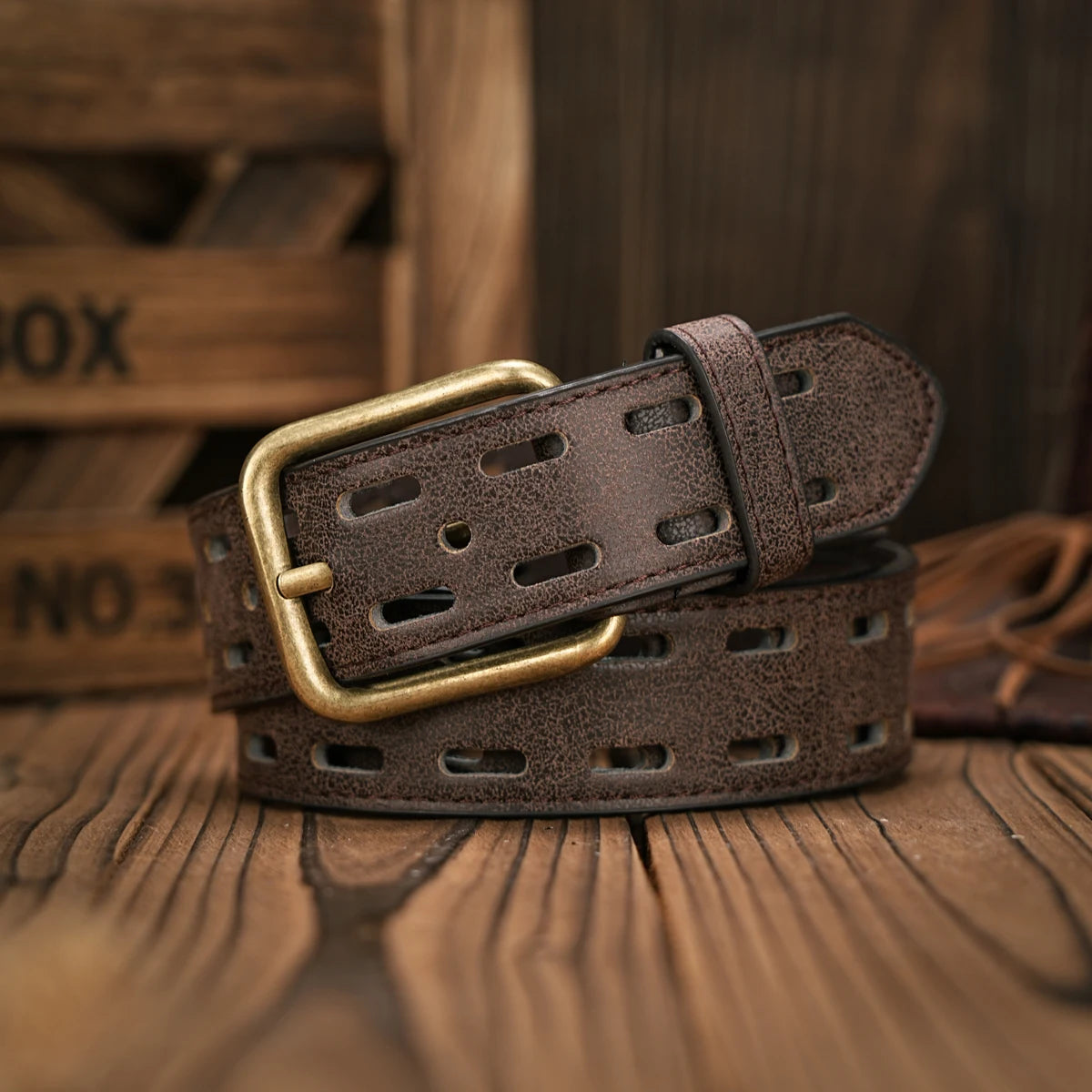Vintage and fashion collision! PU leather alloy buckle waistband, for both men and women, to create a personalized western style