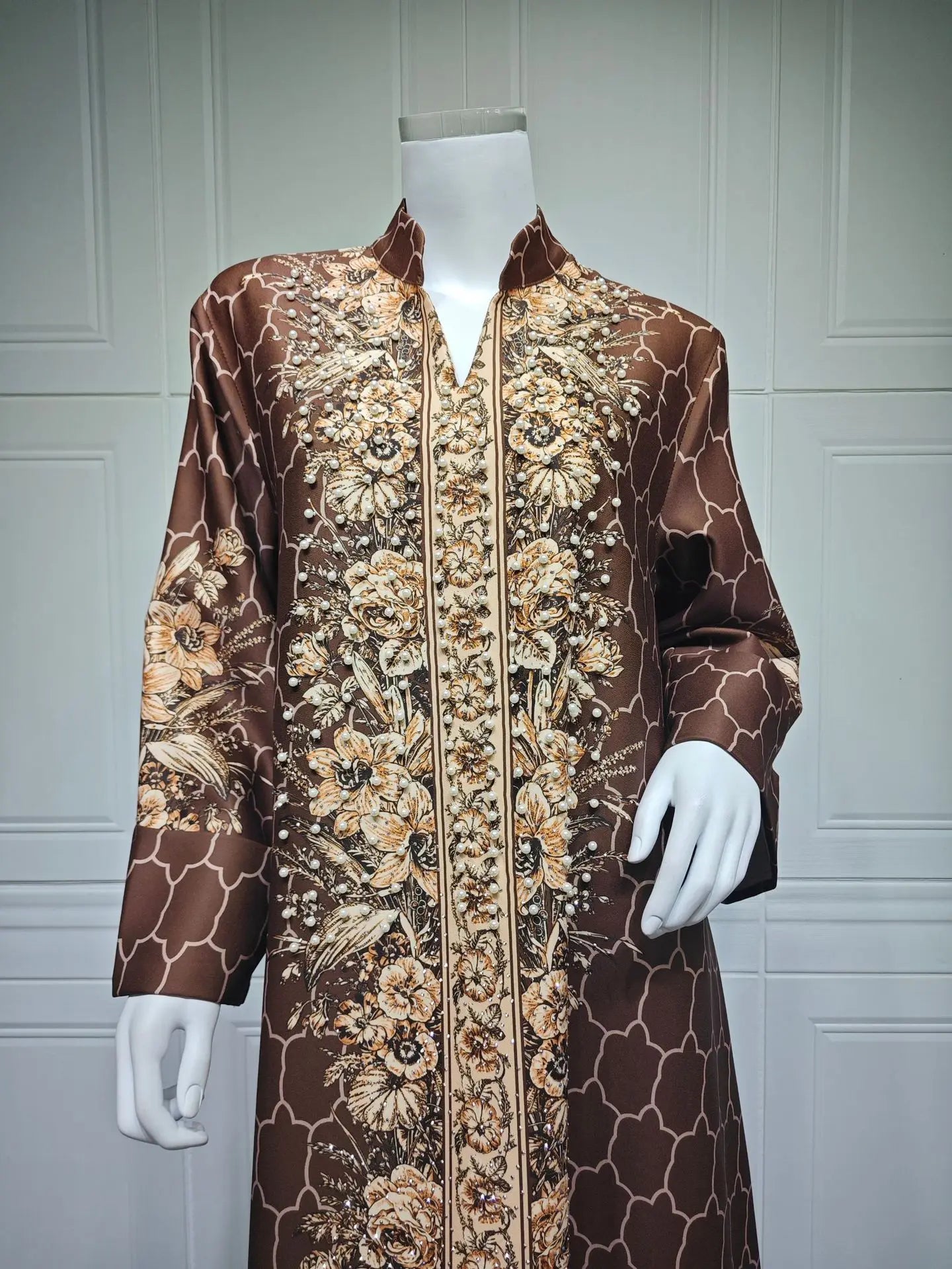 Muslim Dress Women Abaya for Eid Diamond Party Dresses Arab Long Robe Print Abayas Dubai Morocco Kaftan Islam Jalabiya Vestidos