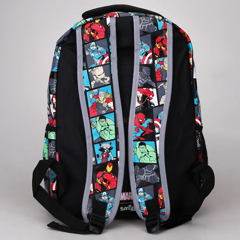 Genuine Australia Smiggle Marvel Backpack Cartoon Series Spider-Man School Bag Anime Backpack Student Gift Separate Purchases