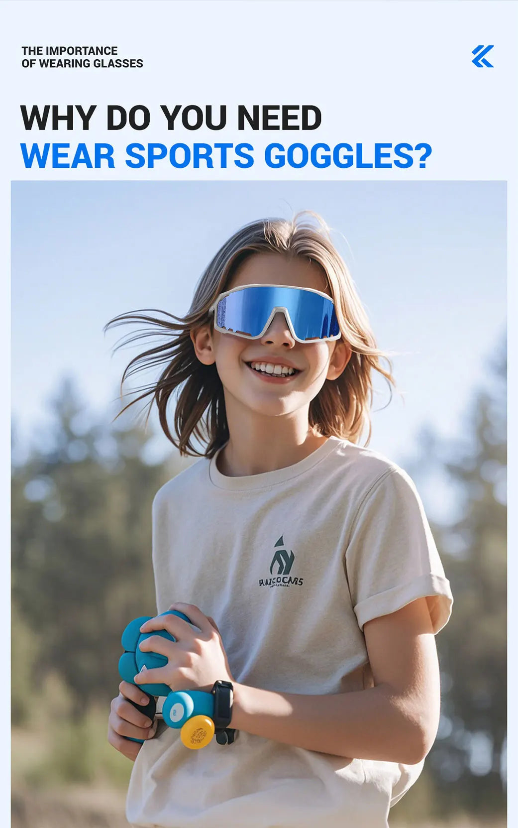 KAPVOE New Bicycle Outdoor Cycling Glasses Outdoor Sports Sunglasses Children Bike Eyewear  MTB Bicycle UV400 Hiking Goggles