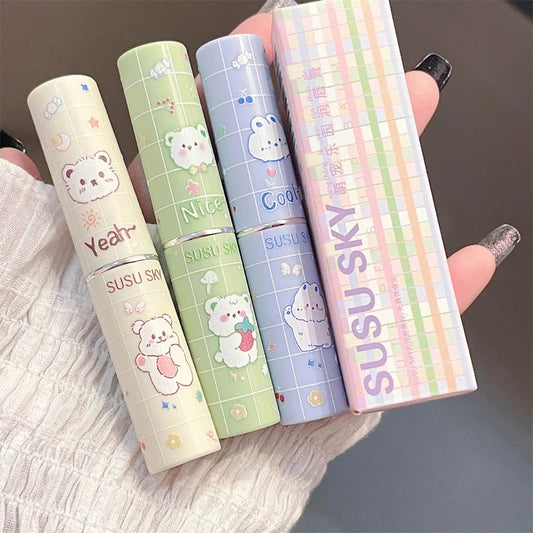 Cute Paradise lipstick Moisturizing&Moisturizing Lip Care Color Stain Free Lipstick Colored lipstick