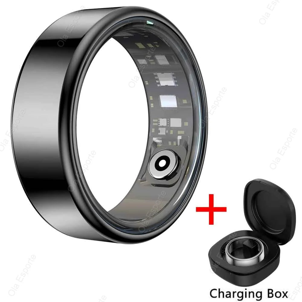 2025 جديد لـ Xiaomi Smart Ring للرجال والنساء، معدل ضربات القلب ورصد الأكسجين في الدم Smartring IP68 و 5ATM مقاوم للماء، وضع متعدد الرياضات
