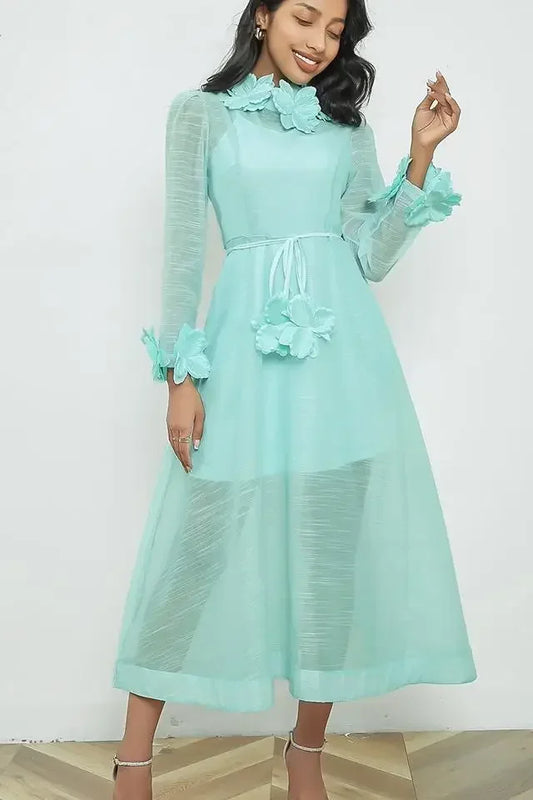 Spring - Summer 2025 Embroidery Flower - themed Elegant and Exquisite Dresses. Suitable for dates, weddings and parties.f0-12