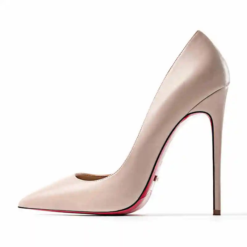 8cm (1) Women’s Patent Leather Pointed-Toe High Heels – 8cm Thin Heel