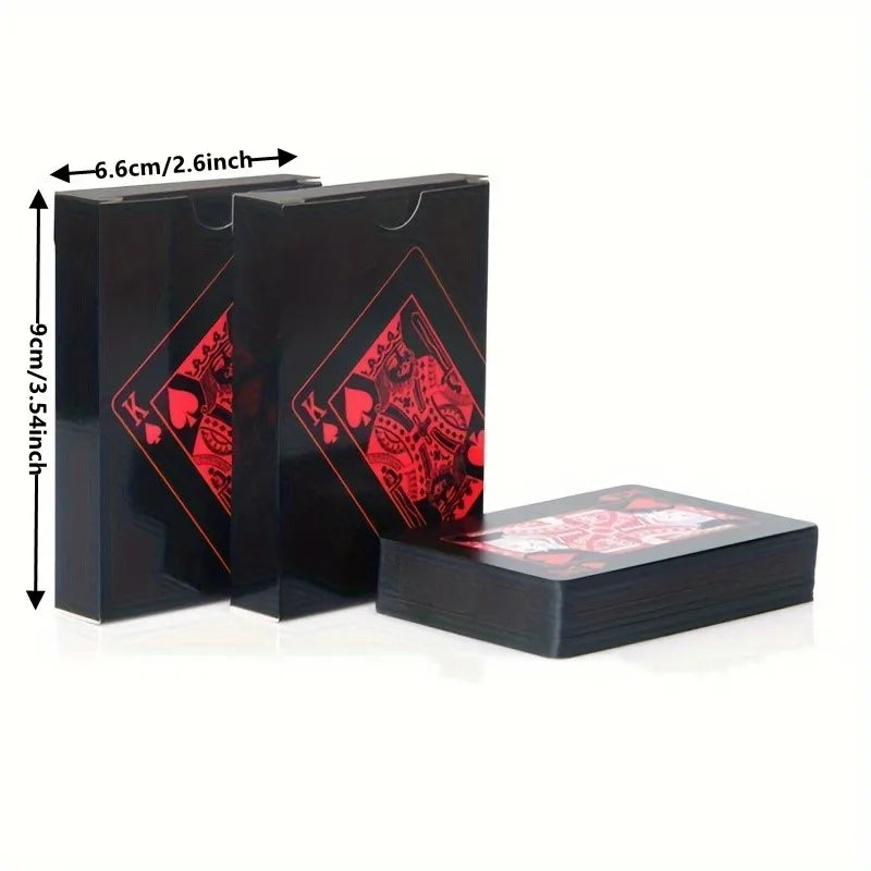 Waterproof PVC Illusionist Poker Cards - Durable & Aesthetically Enhanced Design - Perfect for Game Nights, Parties & Family Fun