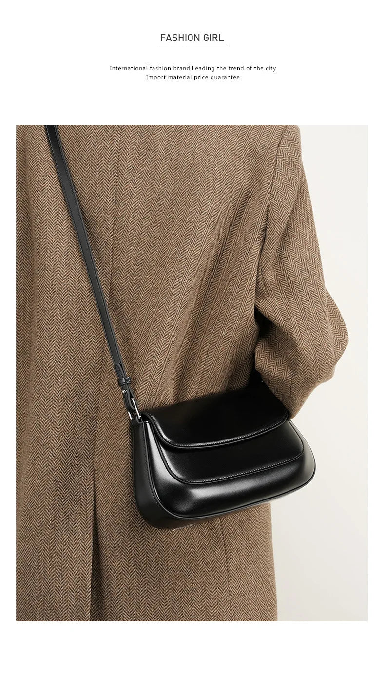 YANATARI underarm cowhide Genuine leather handbags women vintage shoulder bag female luxury bags womens high quality 2025