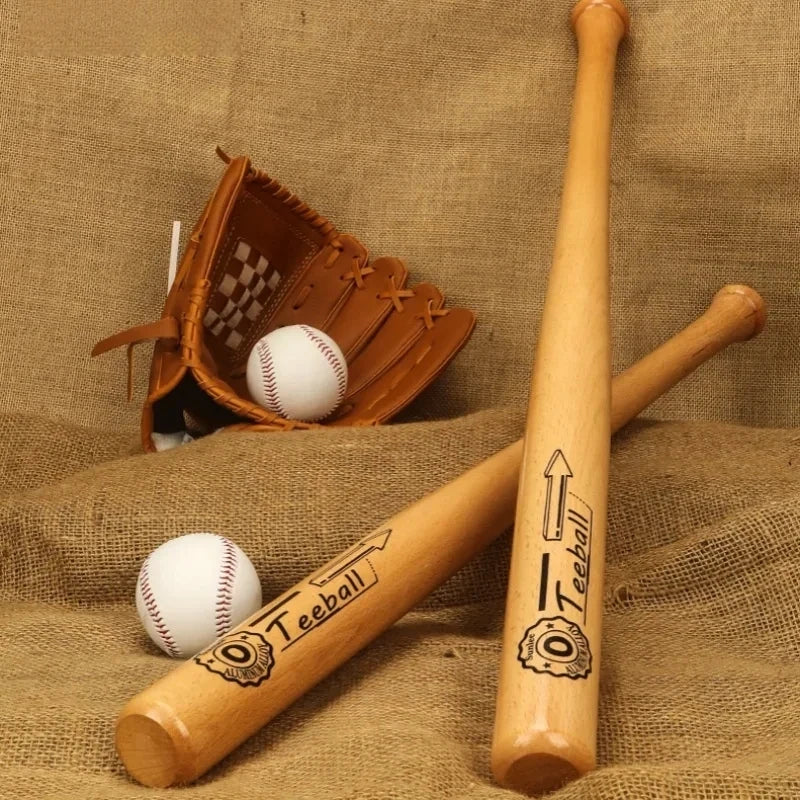Professional Hardwood Baseball Bat 21-29 Inch Solid Wood for Sports Training Home Car Defense Personal Self-Defense