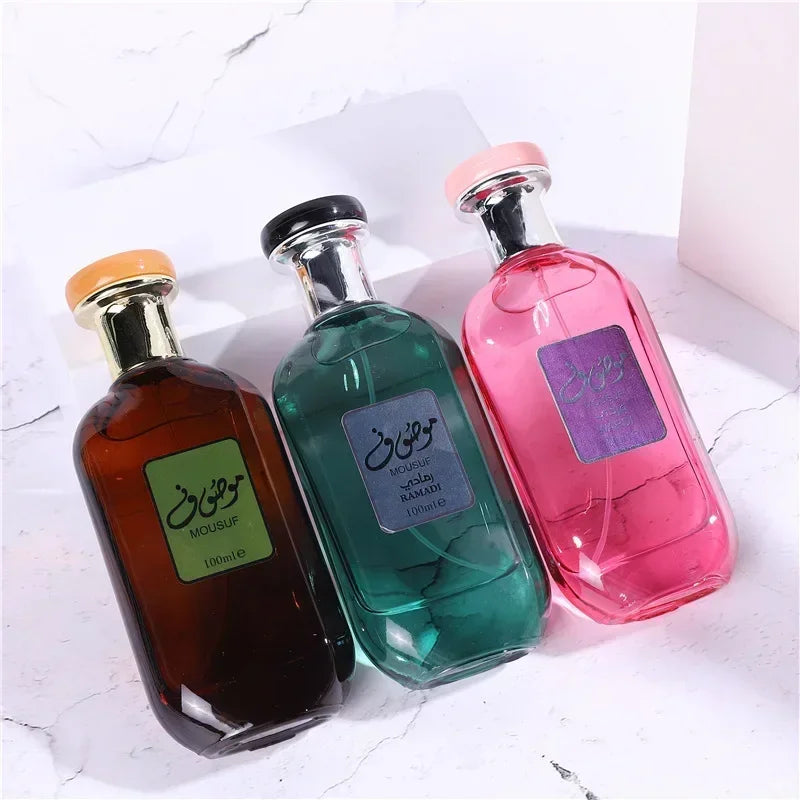 عطر رجالي عربي أصلي عالي الجودة من دبي موسوف، 100 مل، عطر كولونيا يدوم طويلاً للرجال والنساء، عطر خفيف
