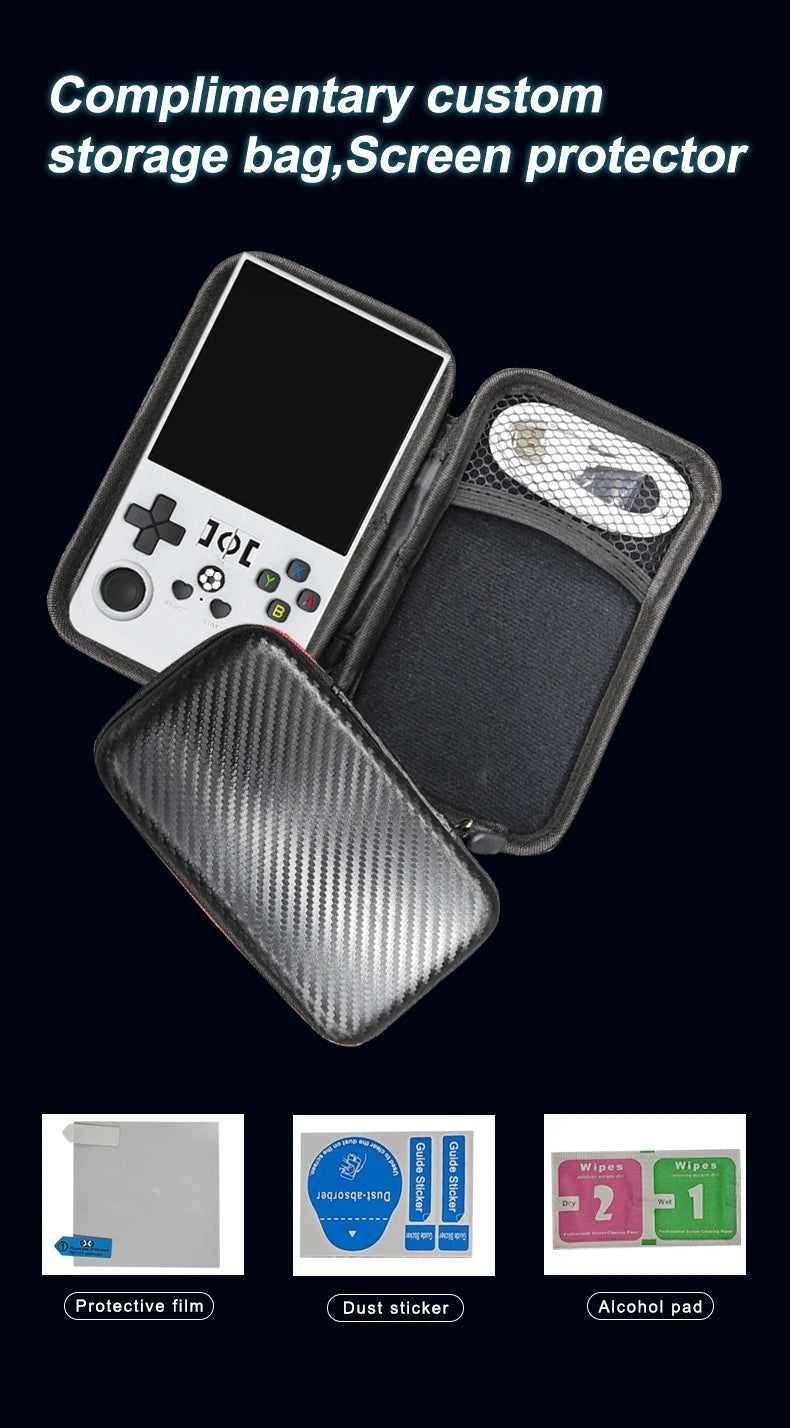 R36 Max Retro Video Game Console Consola Portable Handheld Game Player Android Linux System 4.0 Inch IPS Screen 64GB 128GB Wifi