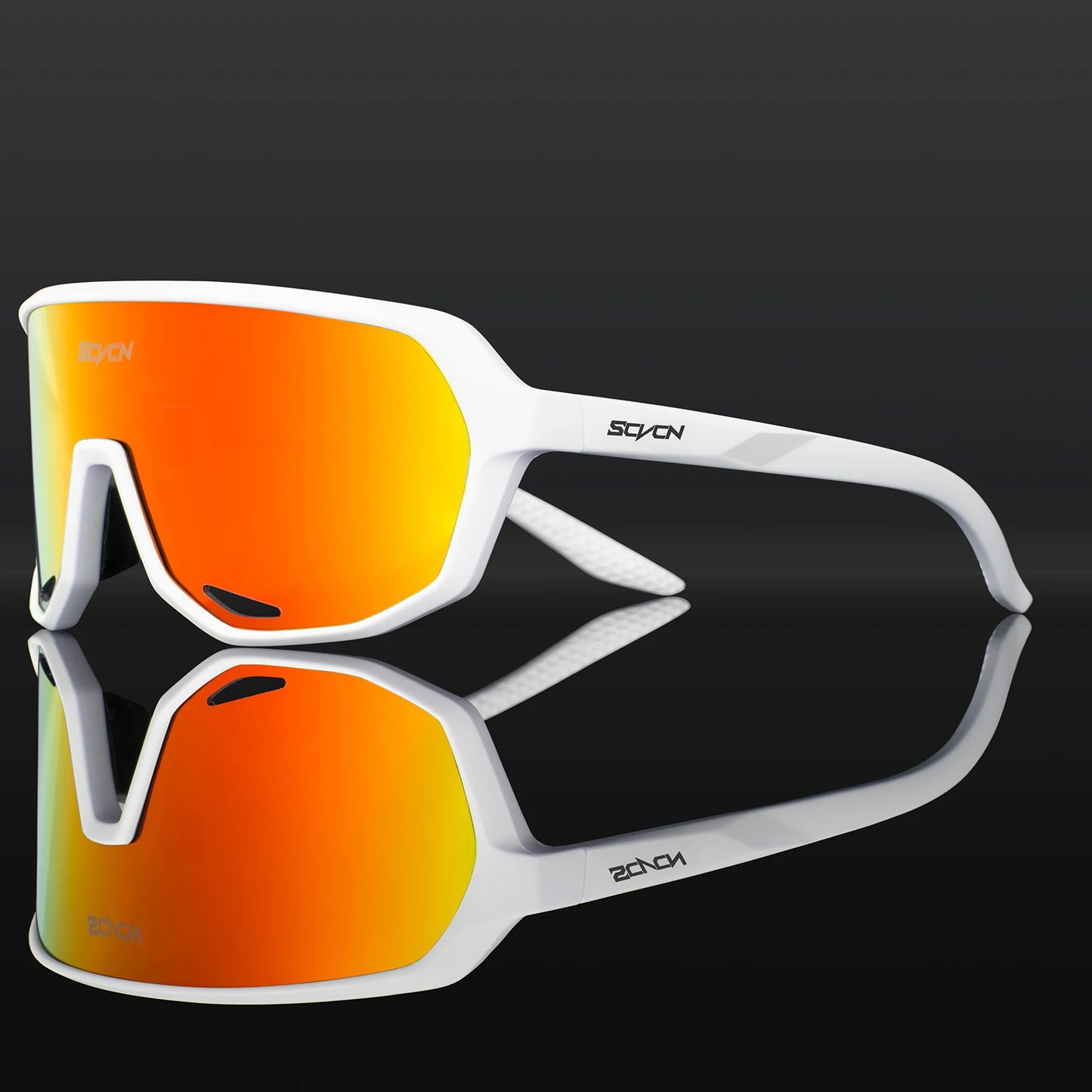 Scvcn Sunglasses Cycling Glasses Photochromic Sports for Men Sun Mountain Bike Road Bicycle Eyewear Goggles UV400 Polarized MTB