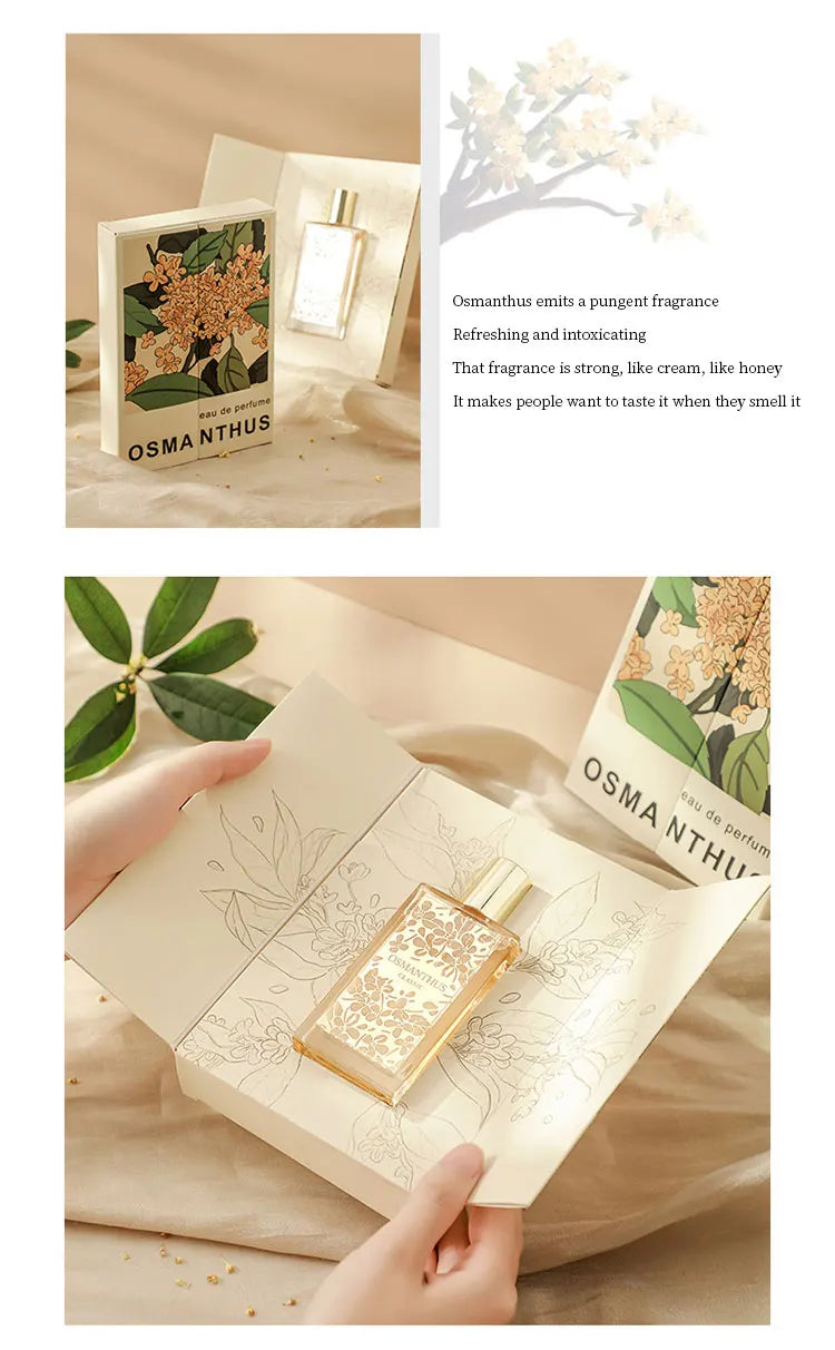 Original Brand Osmanthus Perfume Gift Box Women's Perfume Niche High-end Light Fragrance Long-lasting Fragrance 50ML