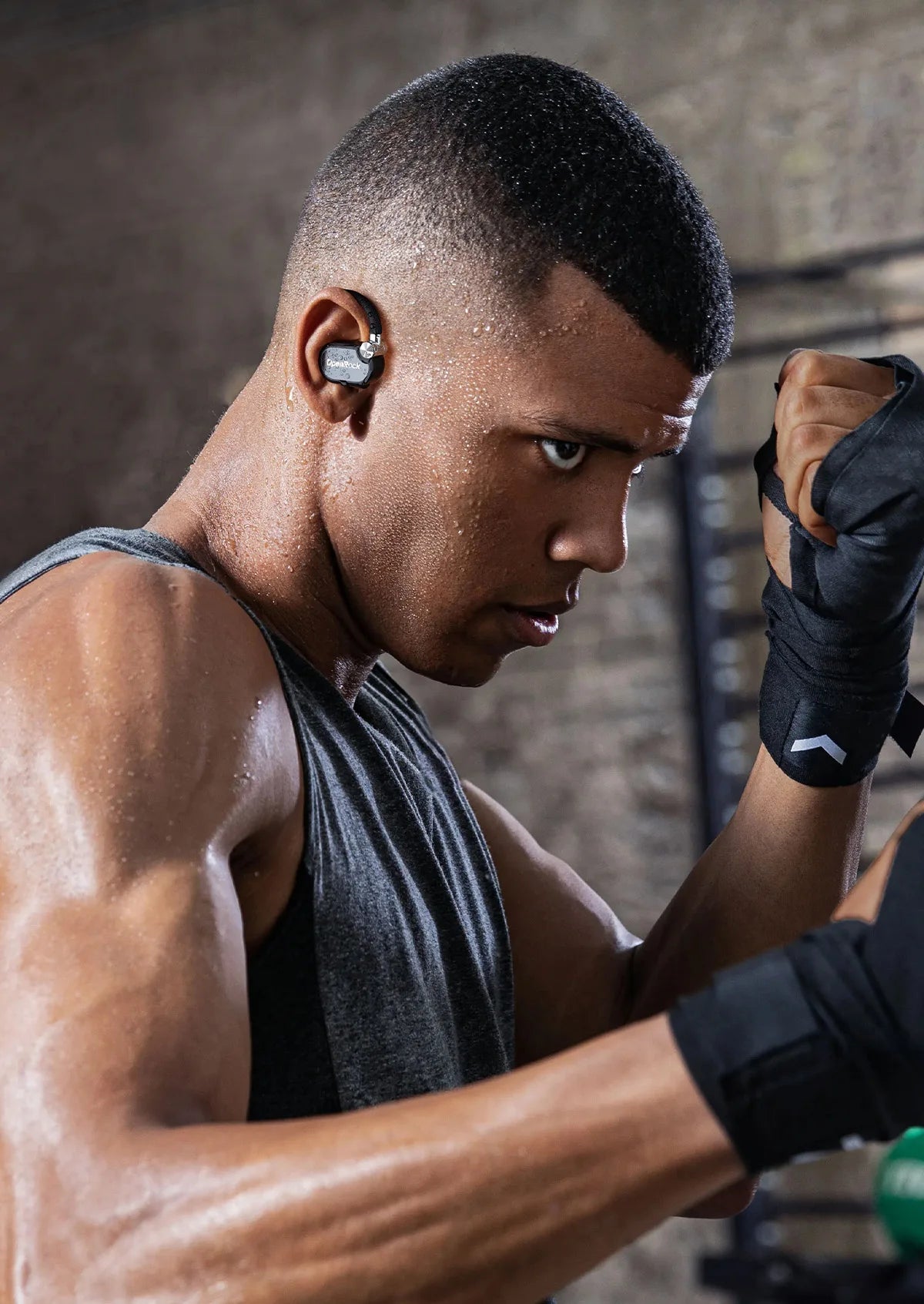Oneodio OpenRock X Open Ear Headphones Bluetooth 5.3 Wireless Earphones OWS Air Conduction Sports Earbuds With 4 ENC Mic APP 48h