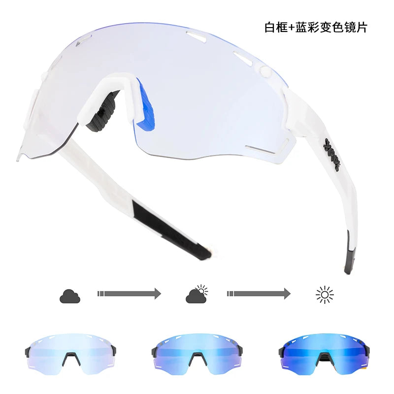 Photochromic Sunglasses Bike for Men Outdoor Driving Eyewear Women MTB Road Bicycle Cycling Glasses UV400 Sports Goggles