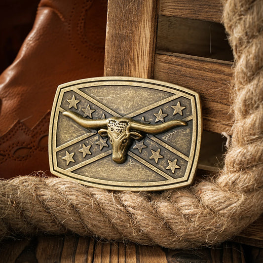 Western style plate buckle belt metal buckle one belt buckle