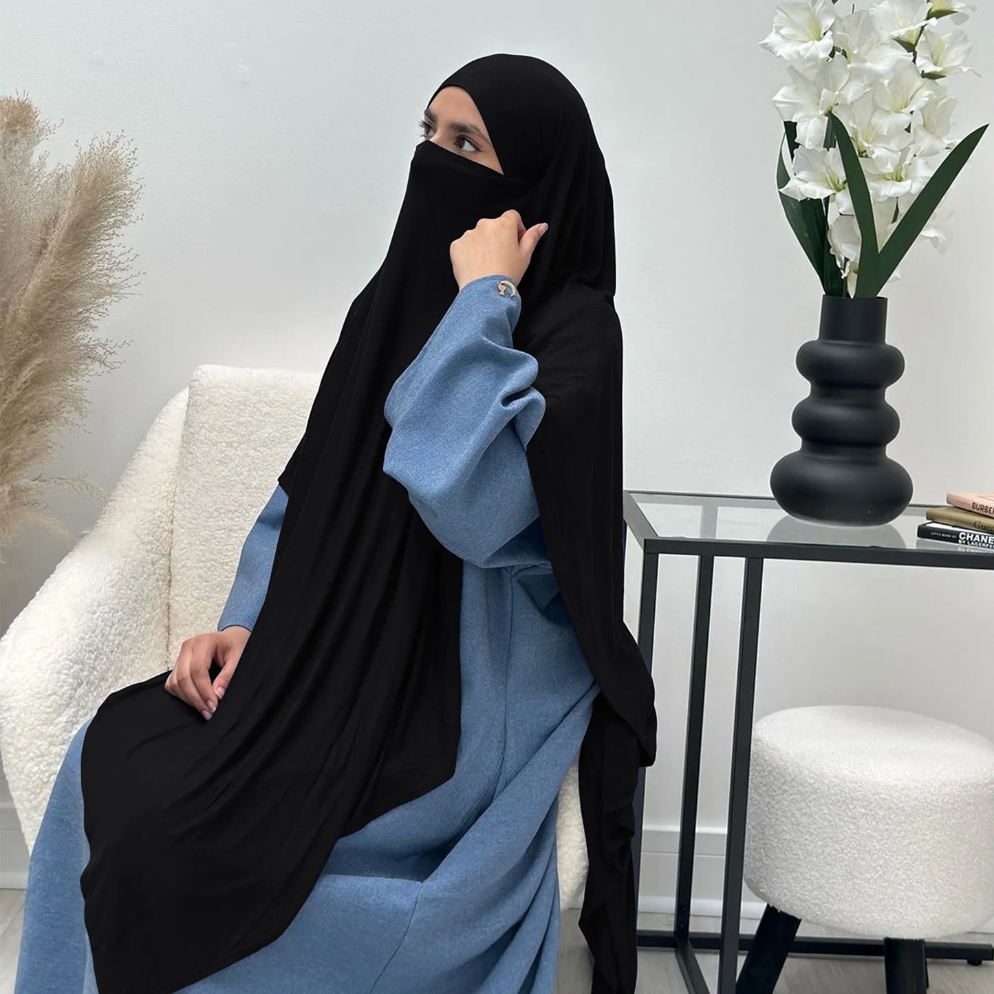 Muslim Full Cover Hijab Turban for Women Islamic Prayer Headwraps Shawl Arab Scarf Instant Headband Ramadan Eid Turkey Khimar