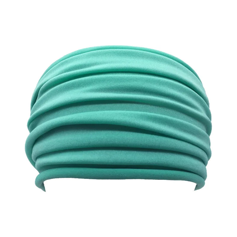 Casual Headwraps for Women Soft Wide Elastic Headband Running Yoga Turban Hair Accessories for Girls Fashion