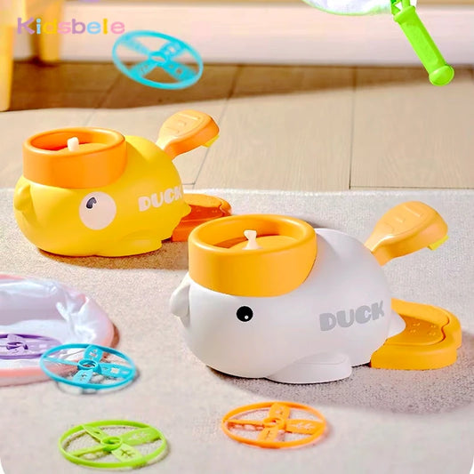 Flying Disc Shooters Duck Saucer Outdoor Yard Shooting and Catching Sport Training Educational Garden Game Kids Flying Disc Toy