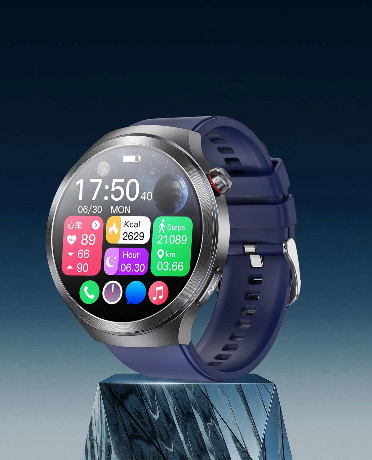 LIGE 2025 Men's ECG Smart Watch 1.73” AMOLED Screen Emotional Fatigue Monitoring NFC Access Control Fitness Tracker Watch