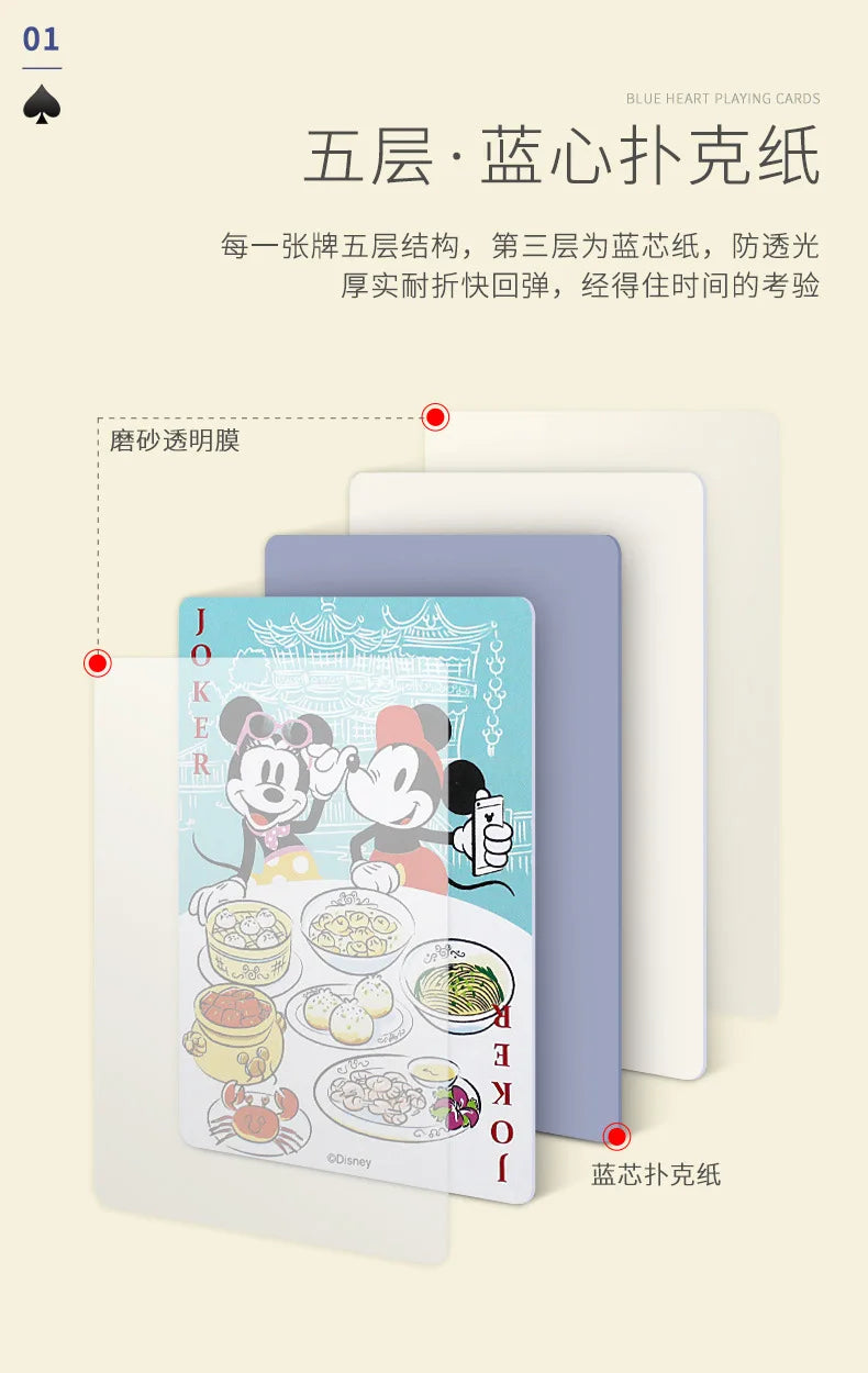 Disney Stitch Poker Lots-o'-Huggin' Bear Playing Cards Playing Cards Poker Indoor Family Entertainment Board Games