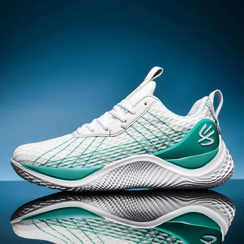 Summer New Men's Casual Shoes Breathable Comfortable Running Large Size Basketball Shoes Fashionable Versatile Couple Shoes