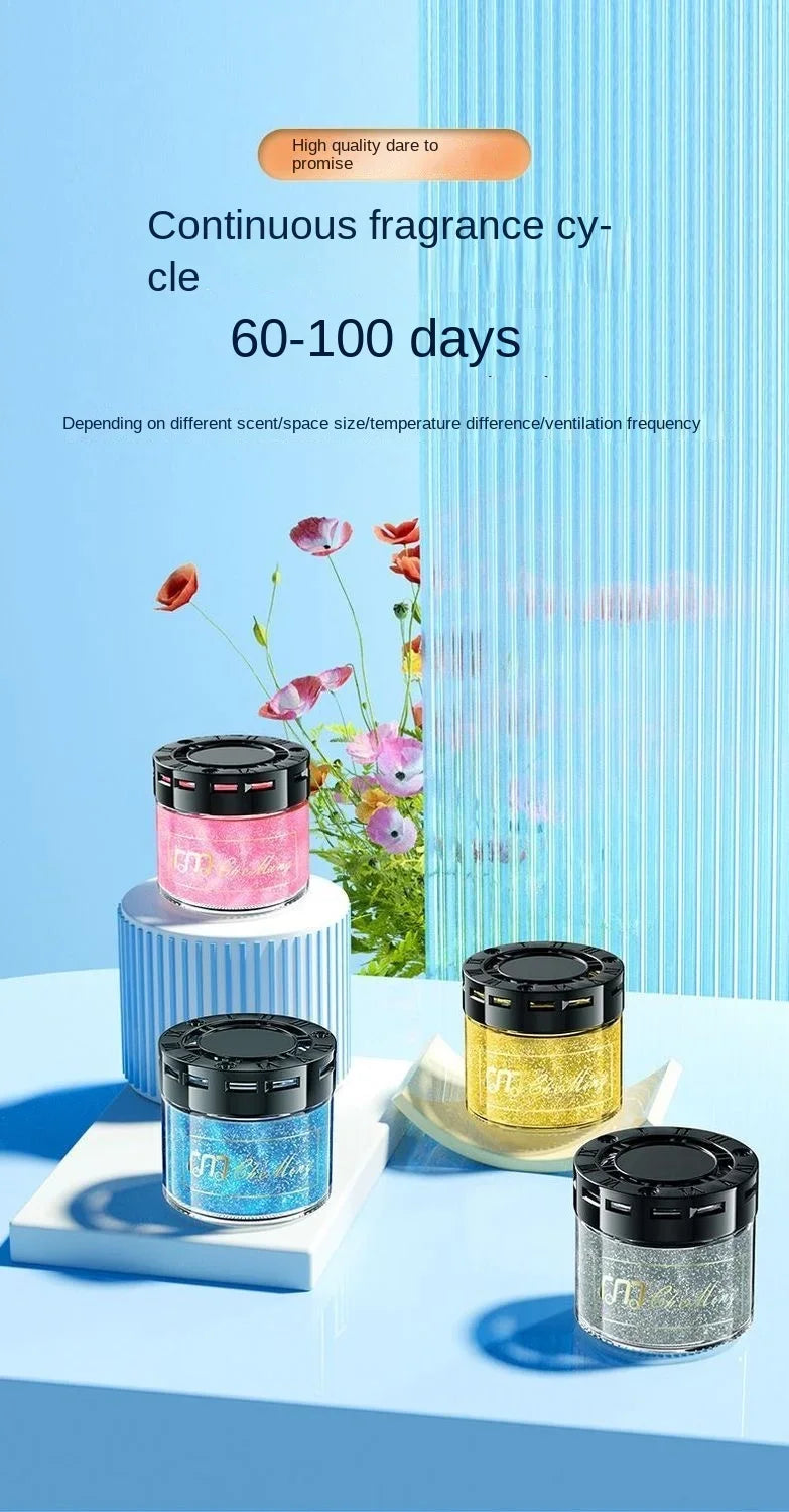 Car Aromatherapy Balm Odor-Removing Fragrance For Cars Long-Lasting High-End Light Fragrance In-Car Solid Perfume Car Ornaments