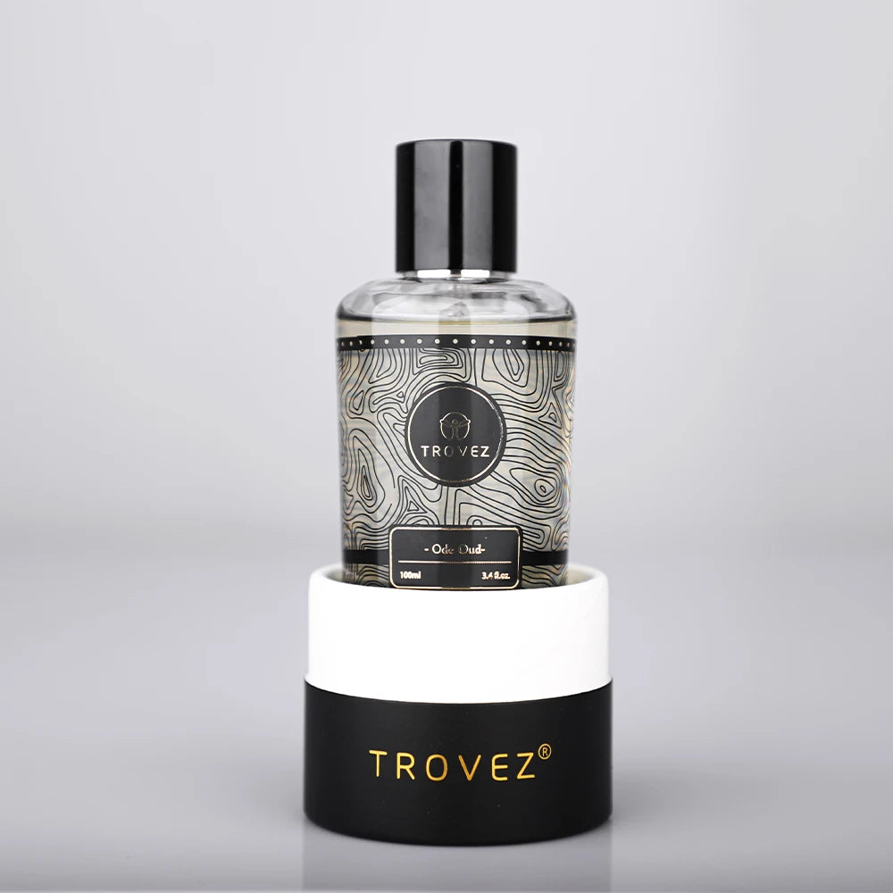 TROVEZ Ode Oud 100ml Perfume Wood Oriental Tone Long-lasting Fragrance Unisex Perfume Body Spray Rich Arabic Perfumes Scent Gift