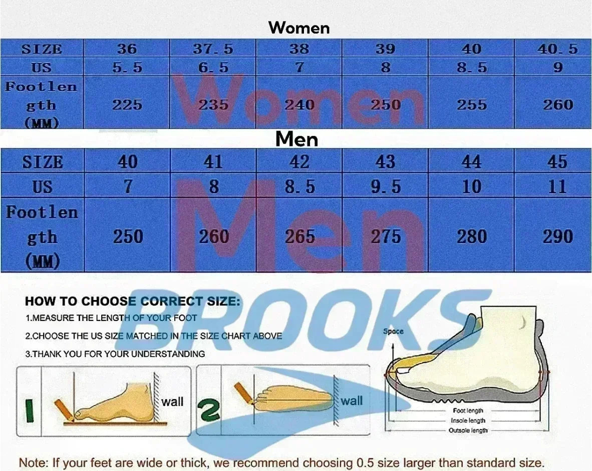 Brooks Glycerin 22 Running Shoes Men Women DNA Tuned Dual Density Cushioning Road Training Sneakers