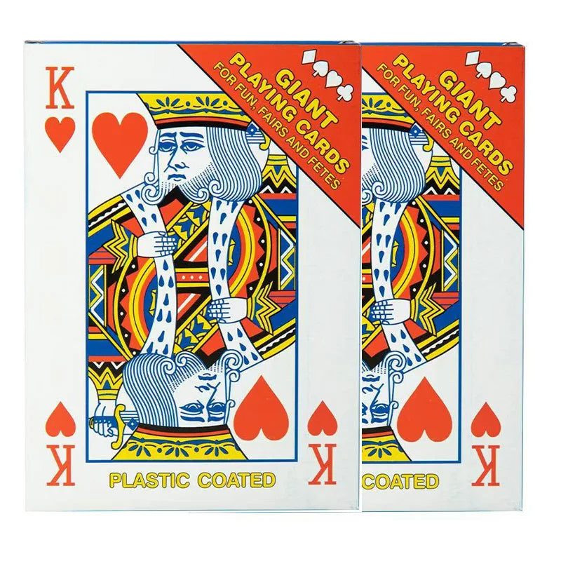 Giant Oversized Playing Cards Jumbo Fun Games Carnival Birthday Wedding Party Favors Juegos De Mesa Divertidos