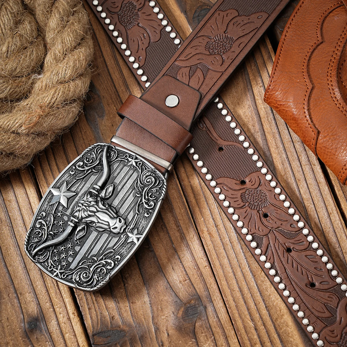 Vintage meets fashion! Alloy buckle PU belt, suitable for both men and women, to create a personalized Western style