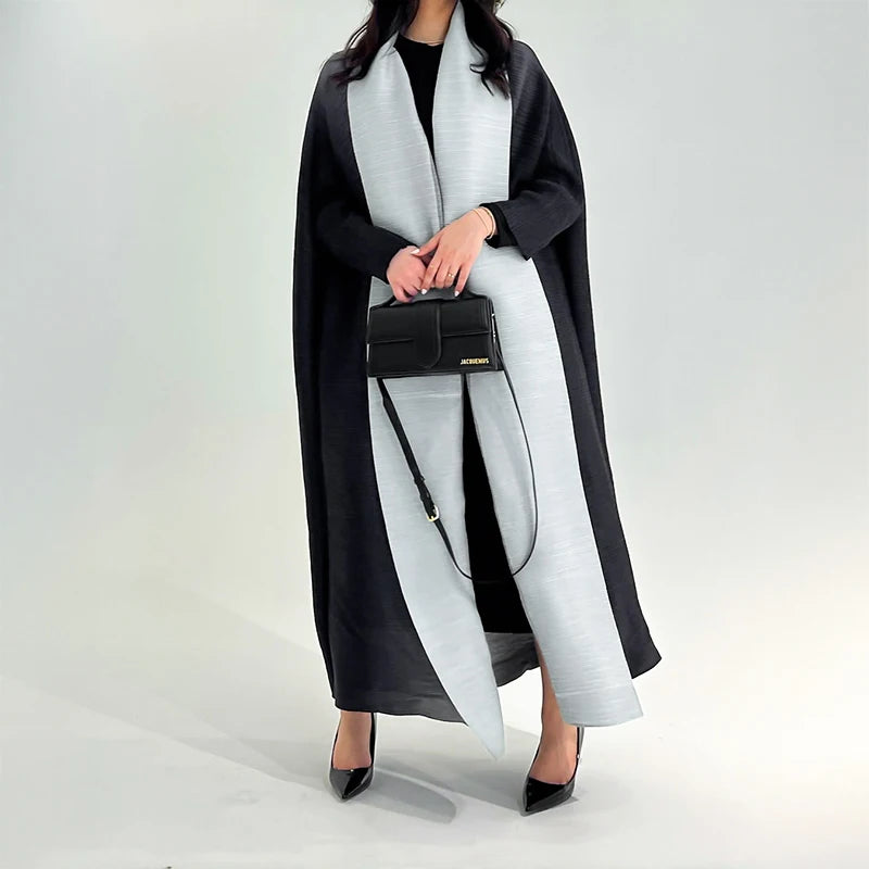 Arabic Clothes Woman Luxury Causal Print Long Coat For Muslim Women Abaya Butterfly Dubai Ramadan 2025 Femme Plus Size Clothing