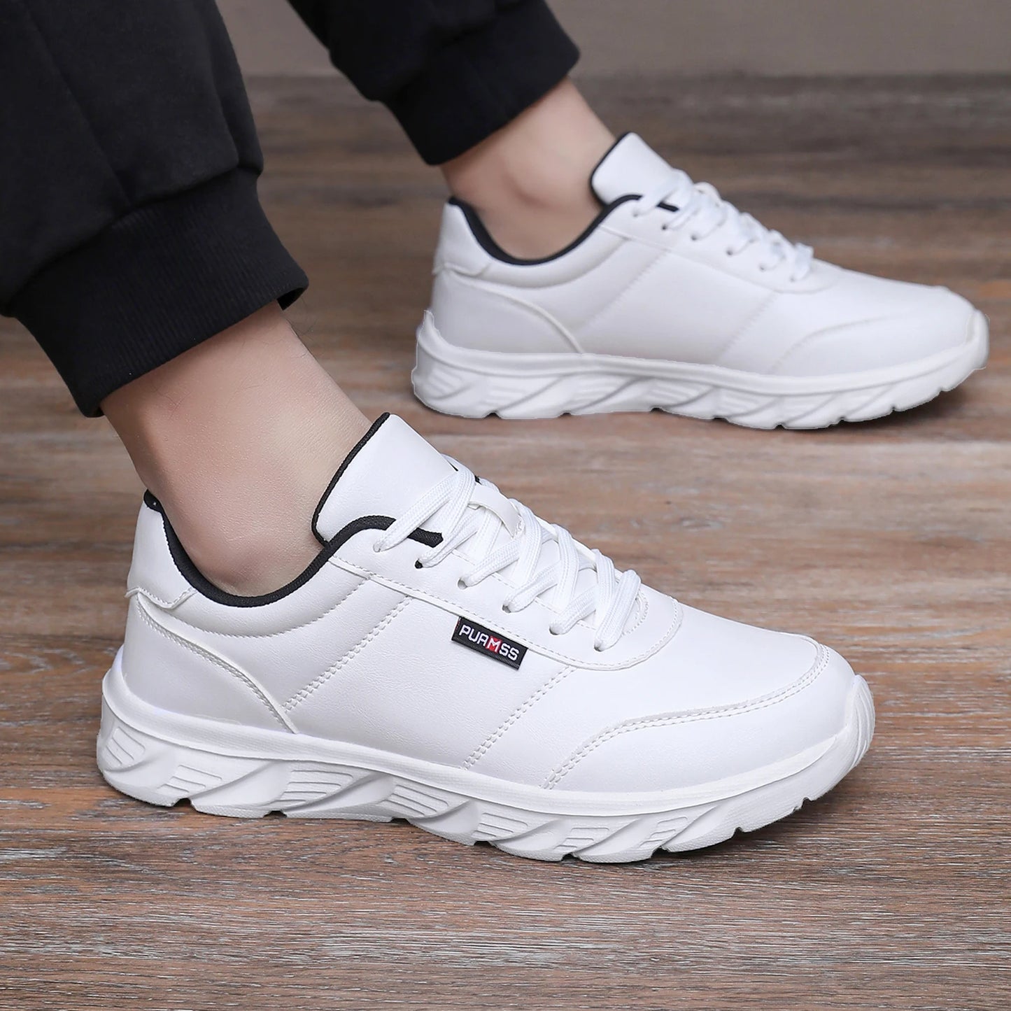 Men Sneakers Soft Sports Running Shoes New Casual Shoes for Men Solid Black White Walking Footwear Fitness jogging Men Shoes