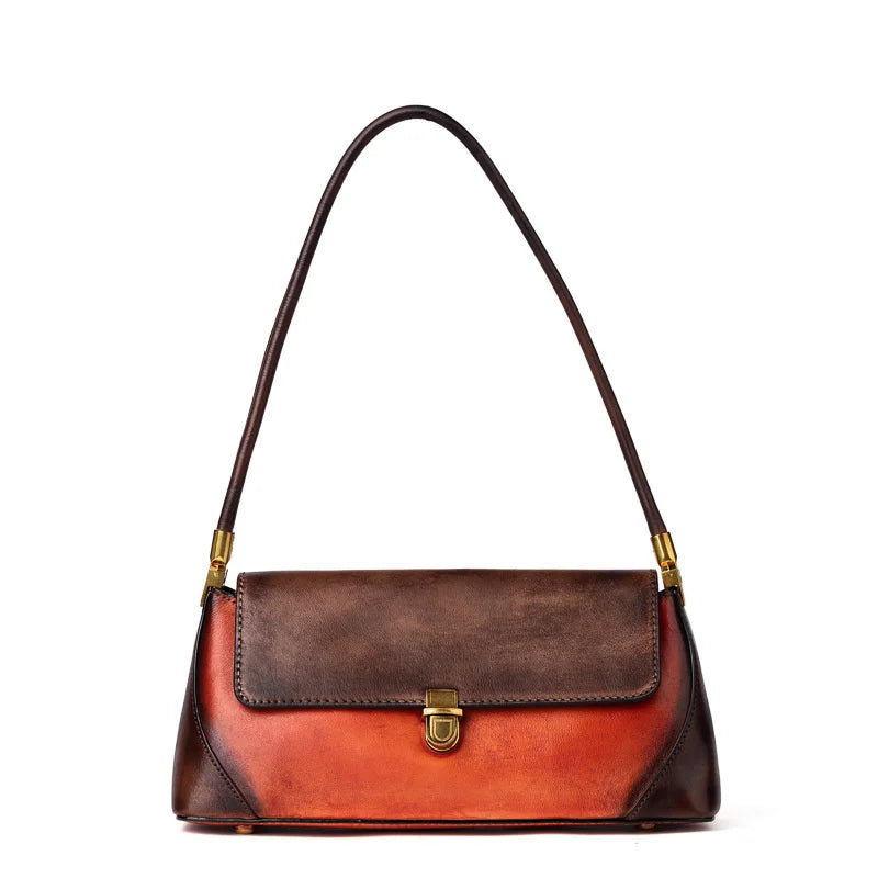 MOTAORA Retro Genuine Leather Women Shoulder Bag | Designer Phone Purse with Long Handle - Luxury New Collection