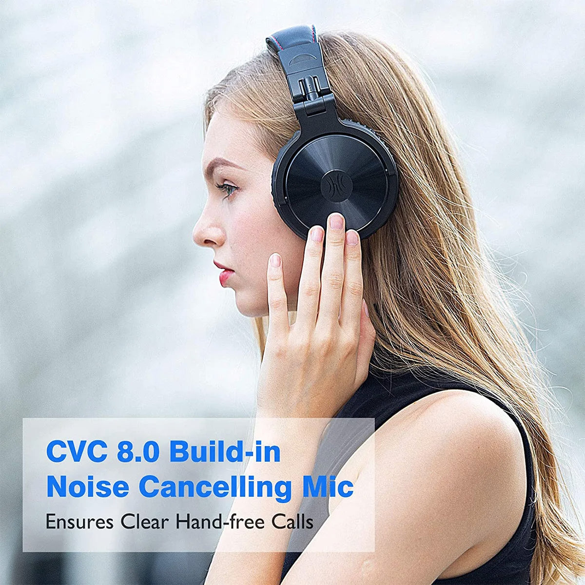 Oneodio Pro C Wireless Bluetooth 5.2 Headphones Over Ear With Microphone Hi-Res Audio Wired&Wireless Headset 110h Playtime AAC
