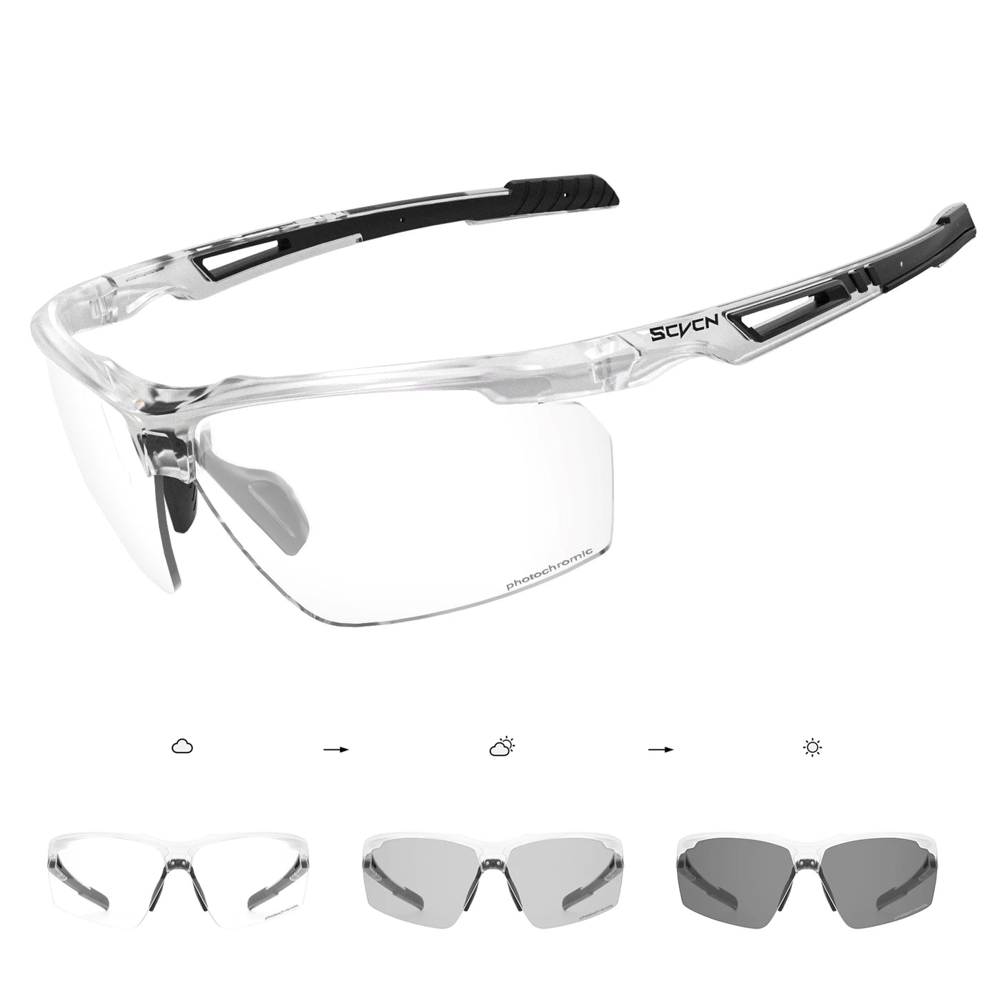 SCVCN Polarized Cycling Glasses Fishing Sunglasses UV400 Protection Bicycle Sports MTB Road Bike Eyewear Men Women Cycle Goggles