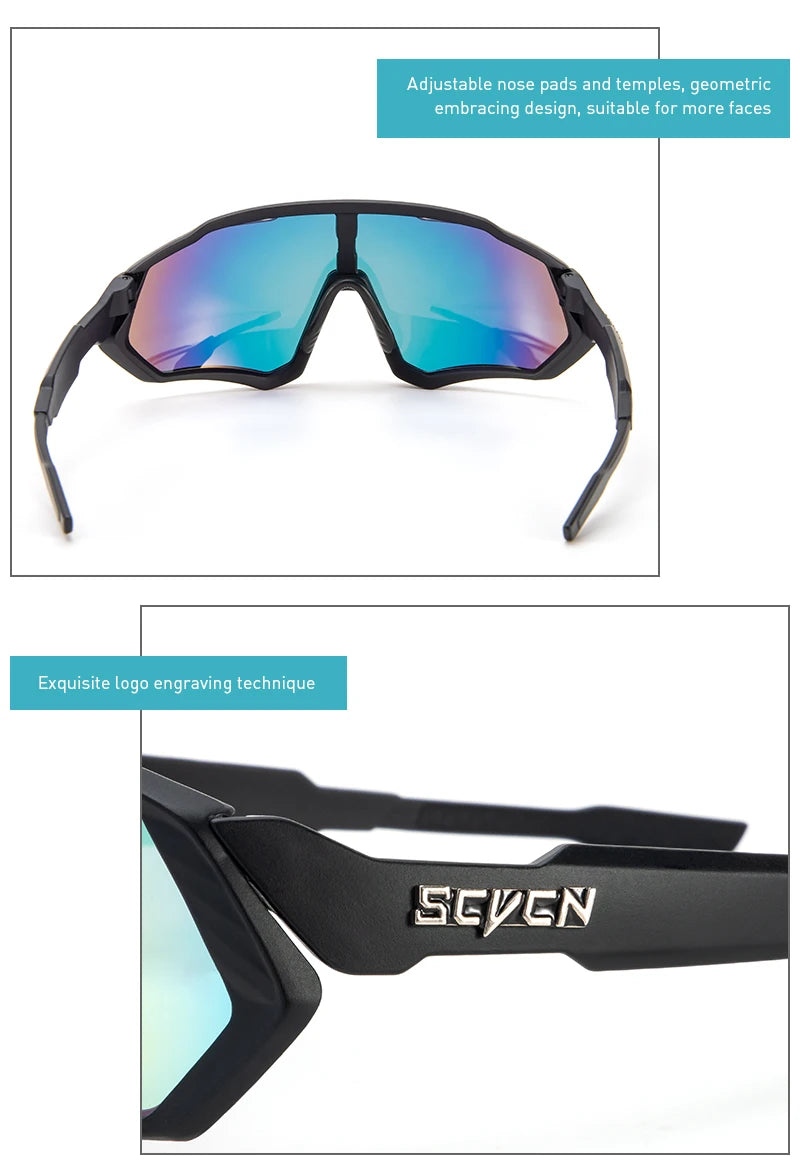 SCVCN Cycling Glasses Road Bike Eyewear Men Sports Eyewear Women Outdoor Goggles UV400 Bicycle Cycling Photochromic Sunglasses