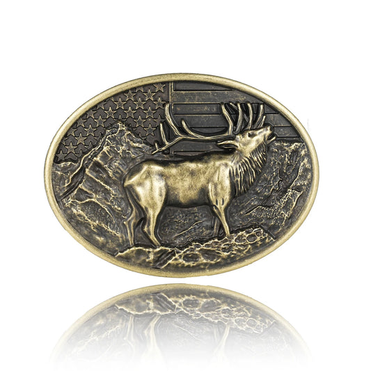 Western Cowboy Vintage Belt Buckle – Unisex Retro Waist Accessory