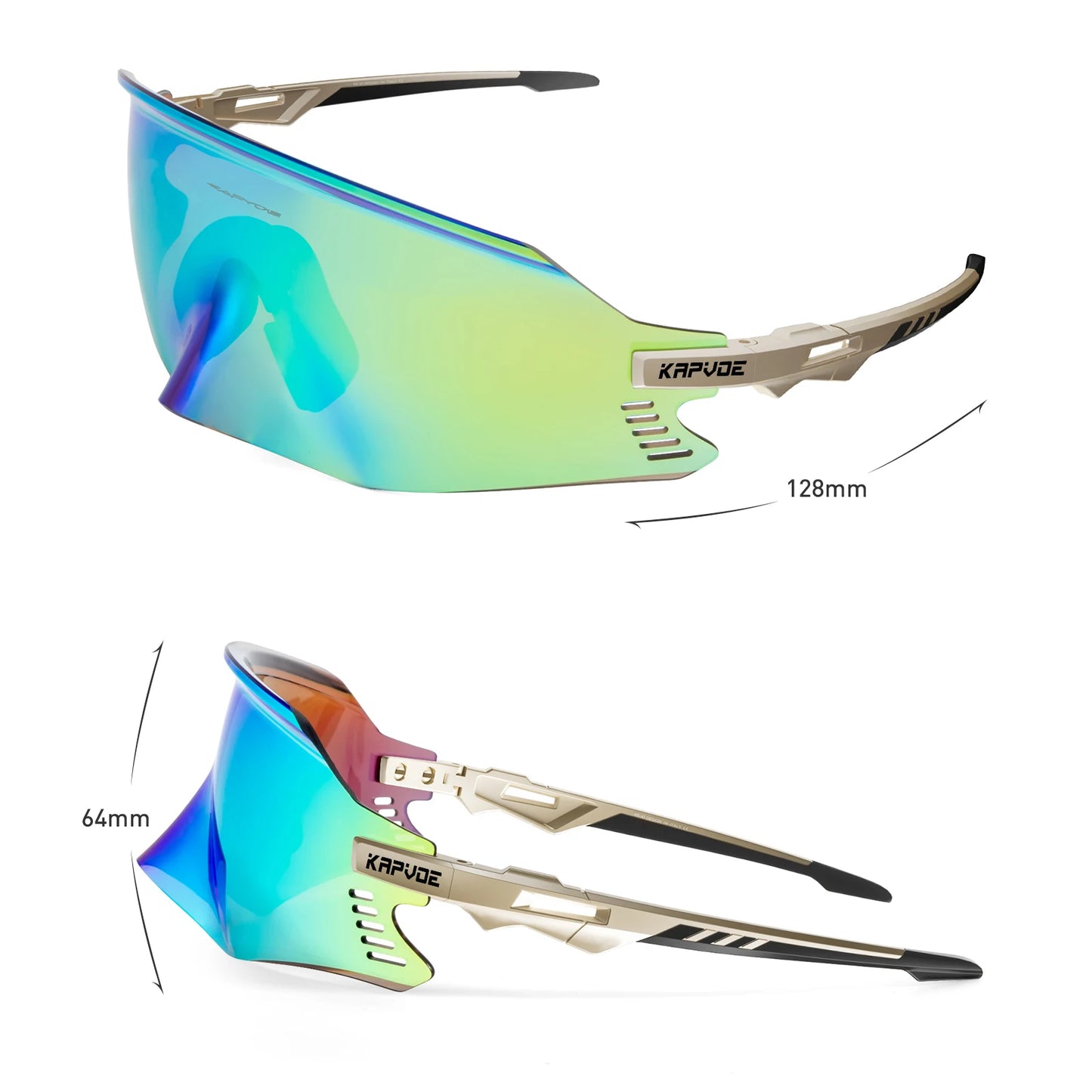 KAPVOE Men Outdoor climbing Driving Bicycle Cycling Glasses Sport Runing Sunglasses Women MTB Bike Goggles Road Riding Eyewear
