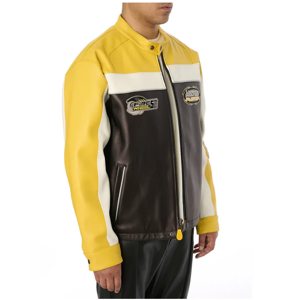 AVIREX fall new listing European lambskin jacket men's motorcycle ridingLeather jacket USA TOUR MOTORCYCLE JACKET coat tops