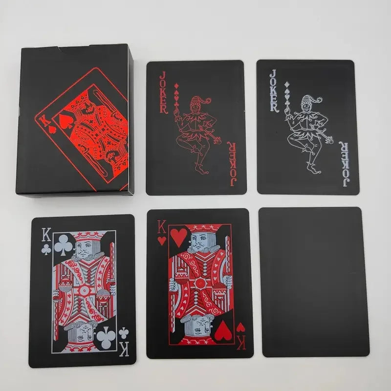 Waterproof PVC Illusionist Poker Cards - Durable & Aesthetically Enhanced Design - Perfect for Game Nights, Parties & Family Fun
