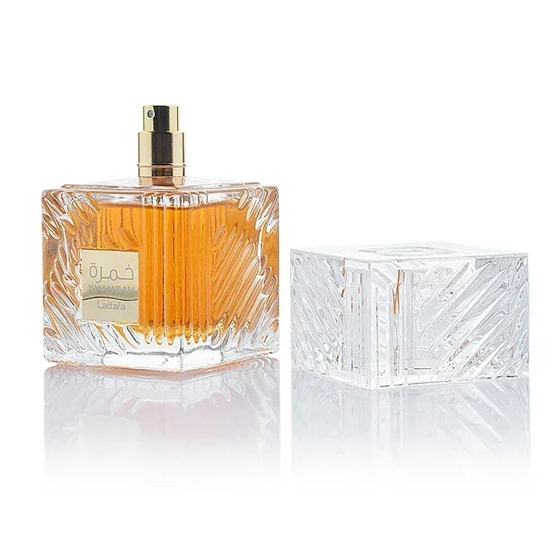 عطر خمرة الأصلي 100 مل أو دي بارفان، عطور رجالية فاخرة طويلة الأمد، مجموعة مميزة، عطر خشبي حار، بخاخ للجسم للجنسين