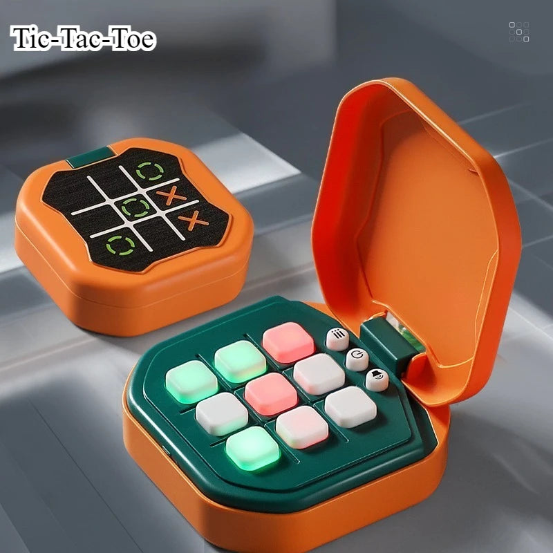 Tic-Tac-Toe Board Board Multifunctional Electronic Games Montessori Puzzle Table Game Chess Chess Set Portable For Adults Kids