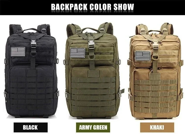 30/50L Tactical Backpacks Man Traveling Bags Survival Outdoor 3P Assault Pack EDC Molle Pack hiking Trekking Hunting Bag