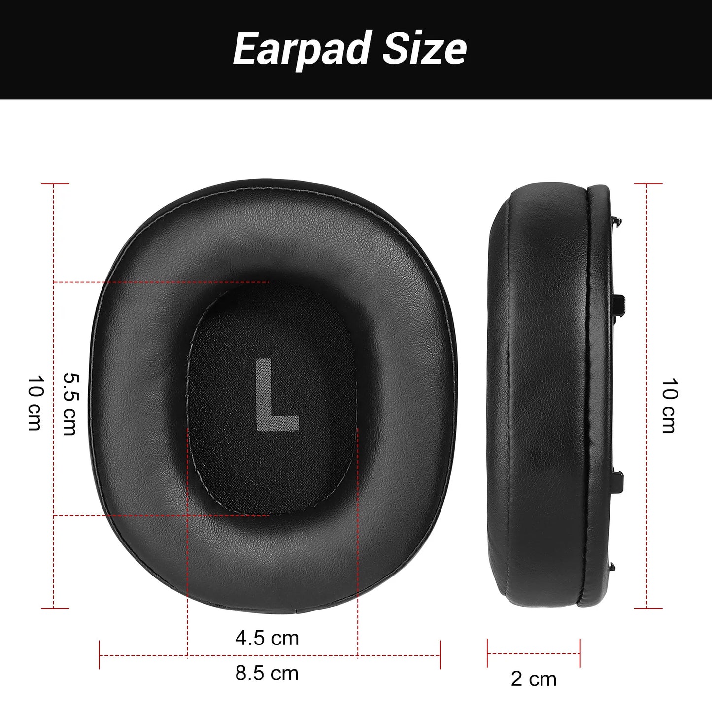 1 Pair Replacement Headphone Earpads Cushions Cover For Oneodio A70 A71 A71D Headphones Over-Ear Soft Memory Foam Ear Pads