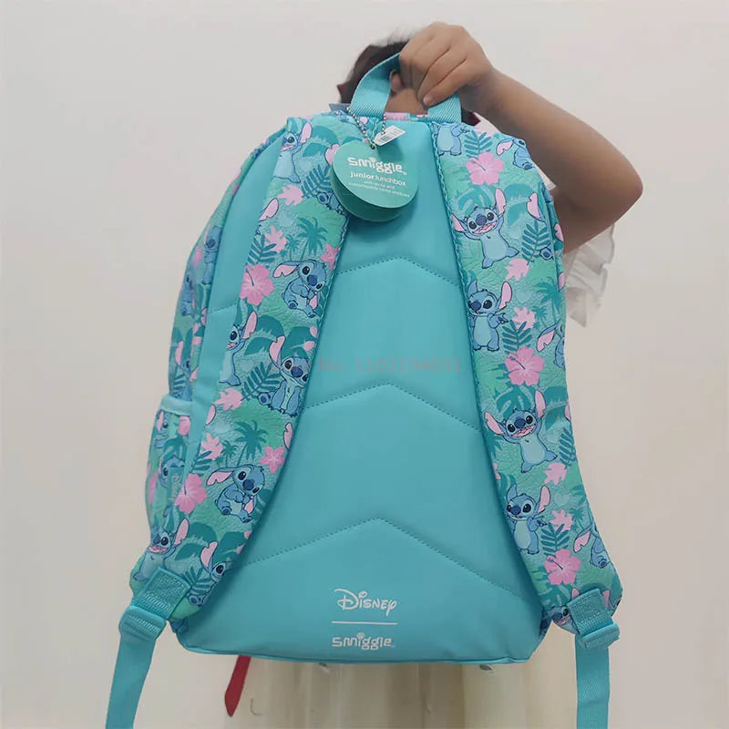 Genuine Australia Smiggle Backpack Disney Cartoon Series Stitch School Bag Anime Backpack Student Gift Separate Purchases
