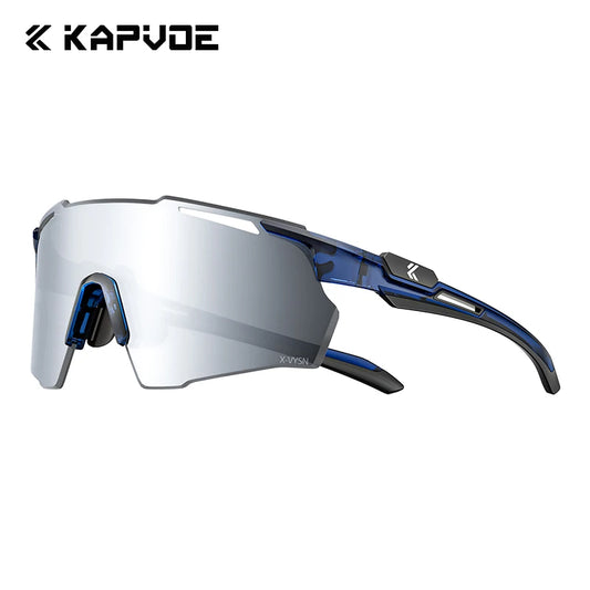 Kapvoe New Ultra HD Bicycle Sports Glasses Men Women Outdoor Road Riding Sunglasses Mountain UV400 Cycling Driving Goggles