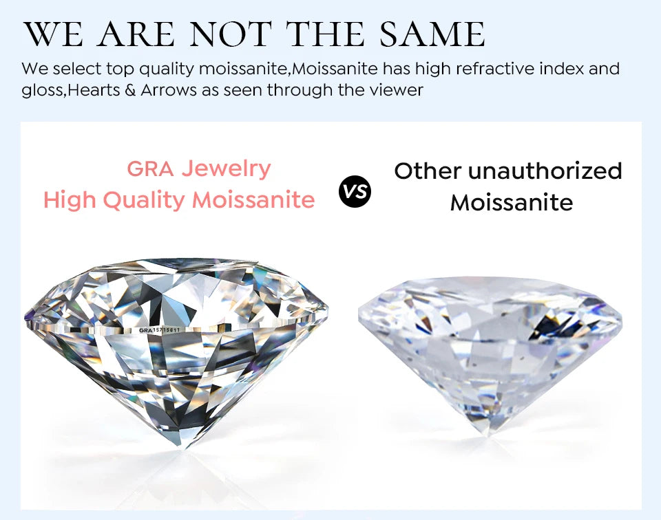 GRA Shiny Real 1CT D Color Moissanite Diamond Wedding Rings For Women Original 925 Sterling Silver Luxury Quality Fine Jewelry